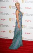 Helen George blue dress