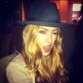 Jamie Clayton black hat