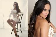 Sandra Martnez vestido blanco