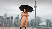 Margaret Trudeau umbrella