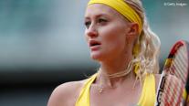 Kristina Mladenovic yellow balaca