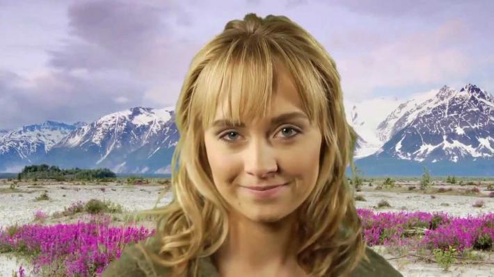 Amber Marshall snow