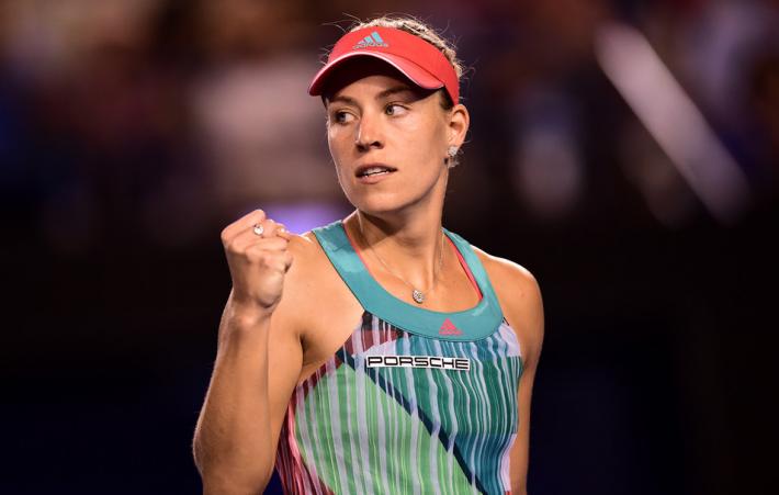 Angelique Kerber fist