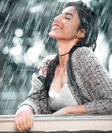 Harshita Gaur rain