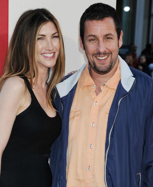 Jackie Sandler smilingly