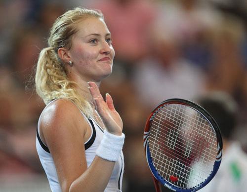 Kristina Mladenovic greeting