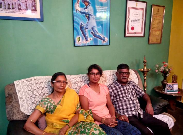 Mithali Raj family