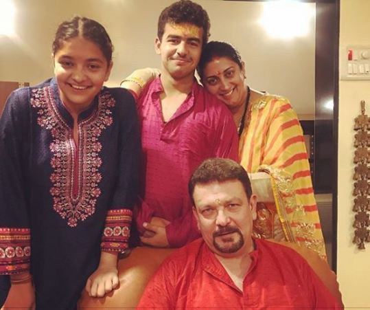 Smriti Irani family